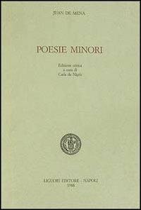 Poesie minori - Juan De Mena - copertina