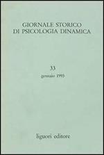 Giornale storico di psicologia dinamica. Vol. 33