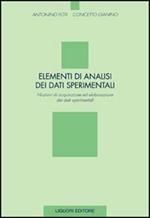 Elementi di analisi dei dati sperimentali. Nozioni ed acquisizione ed elaborazione dei dati sperimentali