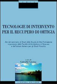 Tecnologie di intervento per il recupero di Ortigia - copertina