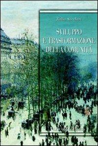 Sviluppo e trasformazione della comunità - Tullia Saccheri - copertina