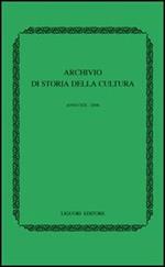 Archivio di storia della cultura (2006)