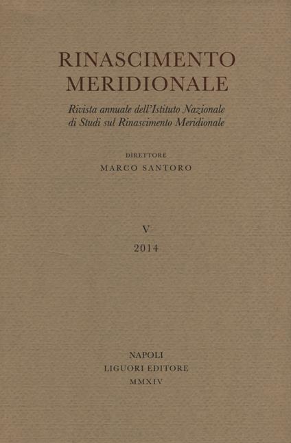 Rinascimento meridionale. Vol. 5 - copertina