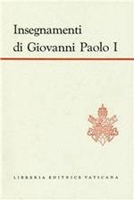 Insegnamenti di Giovanni Paolo I