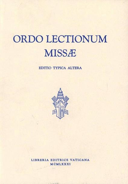 Ordo lectionum missae - copertina