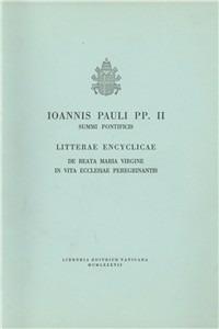 Redemptoris mater. Litterae encyclicae de Beata Maria Virgine in vita Ecclesiae peregrinantis - Giovanni Paolo II - copertina