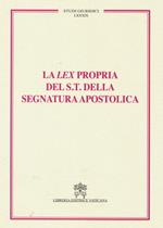 Lex propria del supremo tribunale della segnatura apostolica