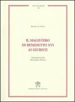 Il magistero di Benedetto XVI ai giuristi