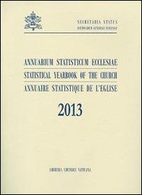 Annuarium statisticum Ecclesiae (2013). Ediz. multilingue - copertina