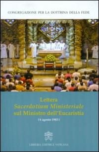 Lettera sacerdotium ministeriale sul Ministro dell'Eucaristia (6 Agosto 1983) - copertina
