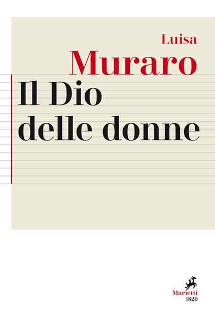 Il Dio delle donne - Luisa Muraro - copertina