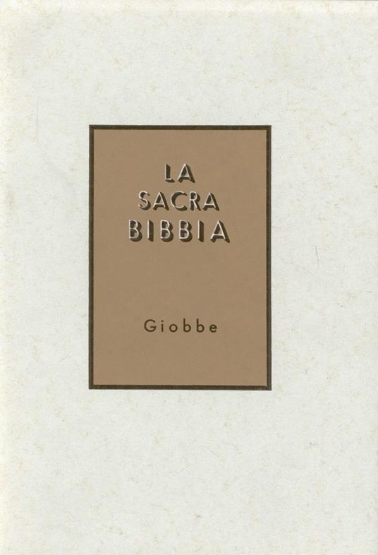 Giobbe - copertina