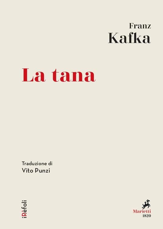 La tana - Franz Kafka,Vito Punzi - ebook
