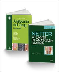 Anatomia per Farmacia. Atlante anatomia umana. Selezione tavole per farmacia e CTF-Anatomia del Gray. I fondamenti - Frank H. Netter,Richard L. Drake - copertina