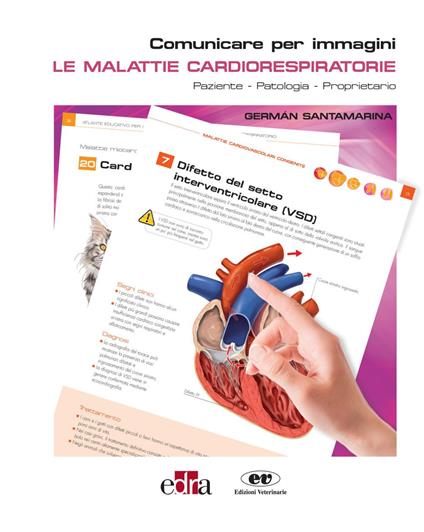 Le malattie cardiorespiratorie. Paziente-Patologia-Proprietario. Comunicare per immagini - Germán Santamarina - ebook