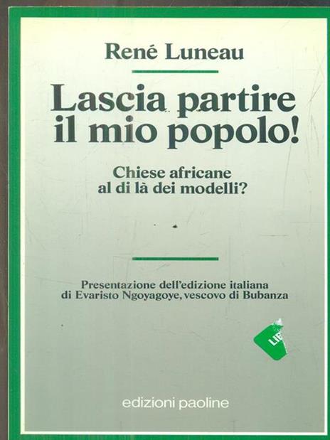 Lascia partire il mio popolo! - René Luneau - copertina