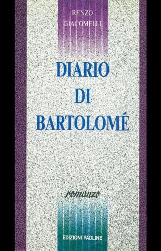 Diario di Bartolomé - Renzo Giacomelli - copertina