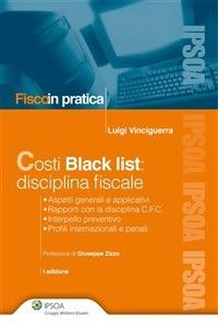 Costi black list: disciplina fiscale - Luigi Vinciguerra - ebook