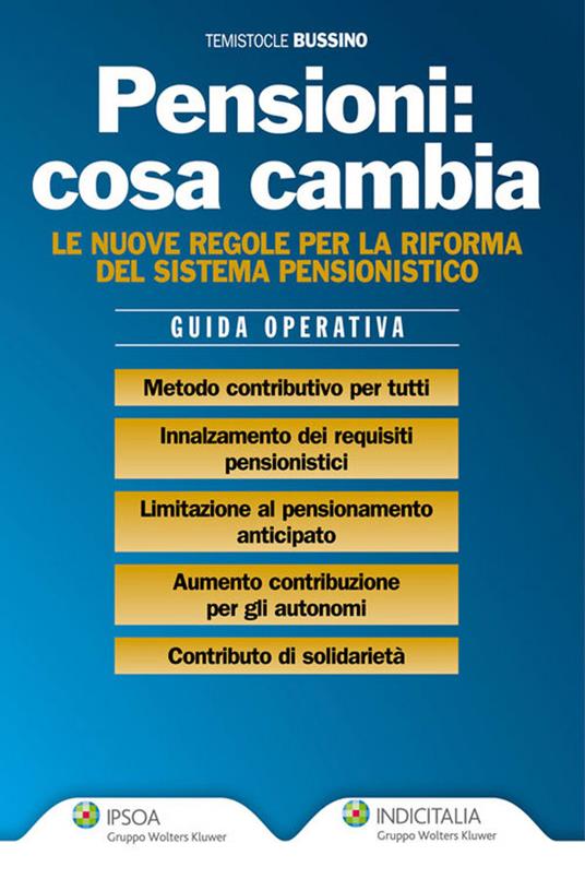 Pensioni. Cosa cambia - Temistocle Bussino - ebook