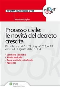 Processo civile. Le novità del decreto crescita - Vito Amendolagine - ebook
