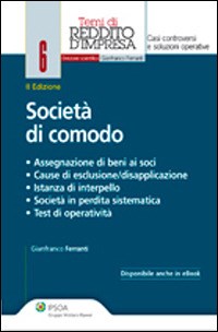 Società di comodo - Gianfranco Ferranti - Libro - Ipsoa - Temi di reddito  d'impresa