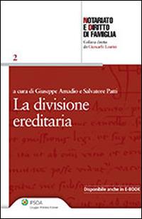 La divisione ereditaria - Salvatore Patti,Giuseppe Amadio - copertina