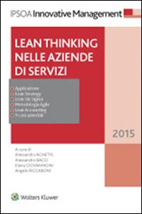 Lean thinking nelle aziende di servizi - copertina