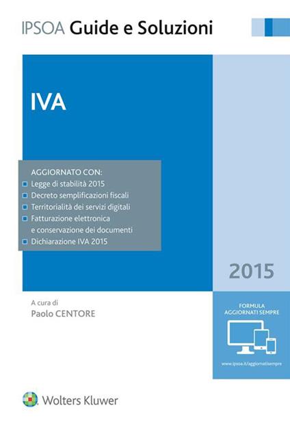 IVA 2015 - Paolo Centore - ebook