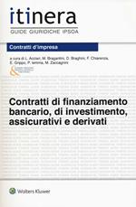 Contratti di finanziamento bancario, di investimento, assicurativi e derivati