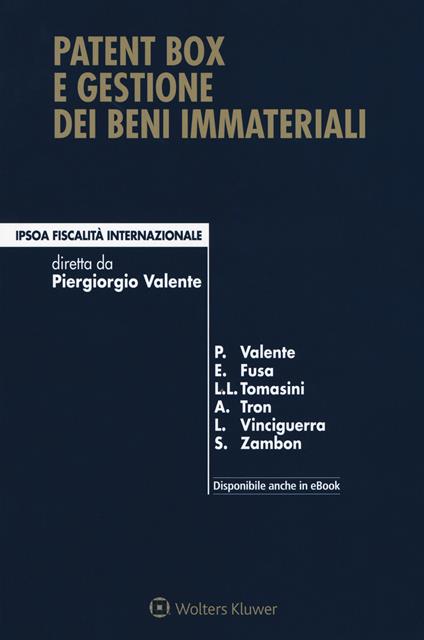 Patent box e gestione dei beni immateriali. Con Contenuto digitale per download e accesso on line - copertina