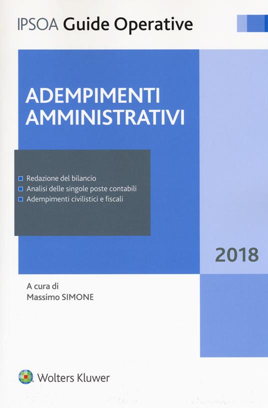 Adempimenti amministrativi. Con Contenuto digitale per accesso on line - copertina