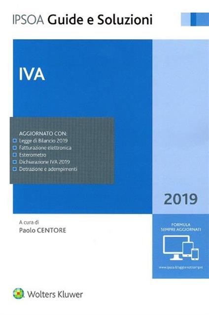 IVA 2019 - Paolo Centore - copertina