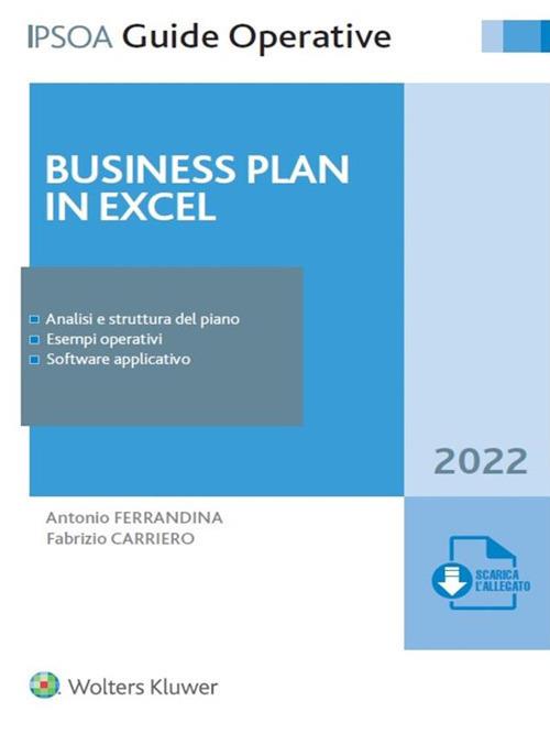 Business plan in Excel - Antonio Ferrandina,Fabrizio Carriero - copertina