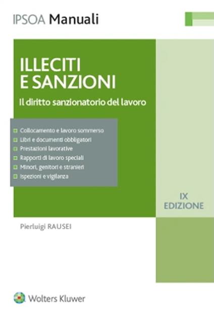 Illeciti e sanzioni - Pierluigi Rausei - copertina