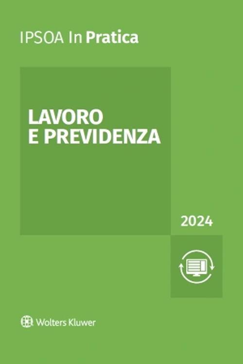 Lavoro e previdenza 2024 - copertina