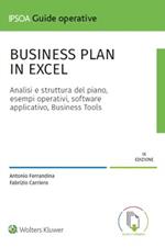 Business plan in Excel. Con software