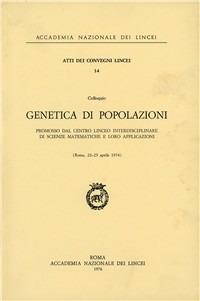 Genetica di popolazioni - copertina