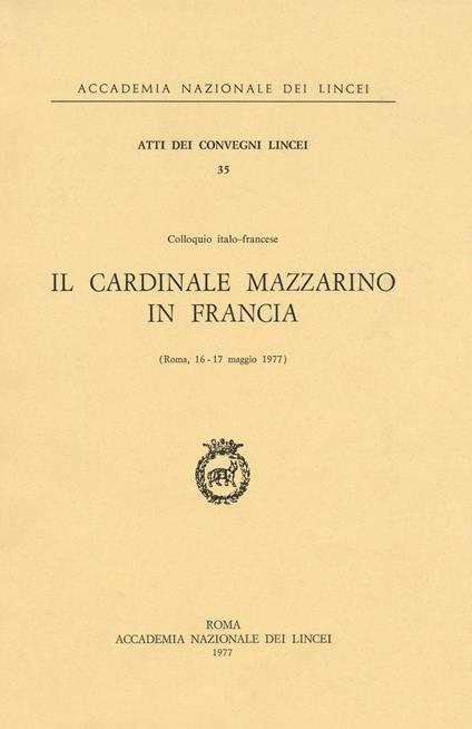 Il cardinale Mazzarino in Francia - copertina