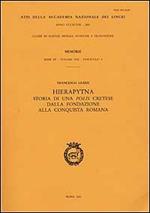 Hierapytna. Storia di un polis cretese dalla fondazione alla conquista romana