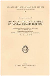 Perspectives of the chemistry of natural organic products. Giornata scientifica (Milano, 22 novembre 2002) - copertina