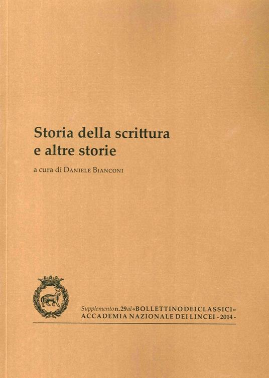 Storia della scrittura e altre storie - copertina