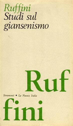 Studi sul giansenismo - Francesco Ruffini - copertina