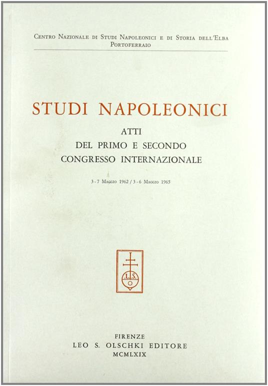 Studi napoleonici. Atti (1962-65) - copertina