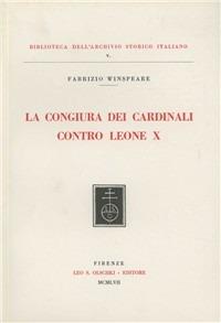 La congiura dei cardinali contro Leone X - Fabrizio Winspeare - copertina