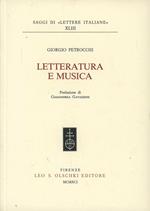 Letteratura e musica