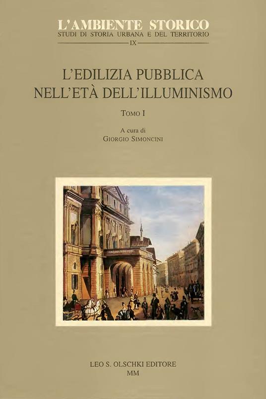 L'edilizia pubblica nell'età dell'illuminismo - copertina