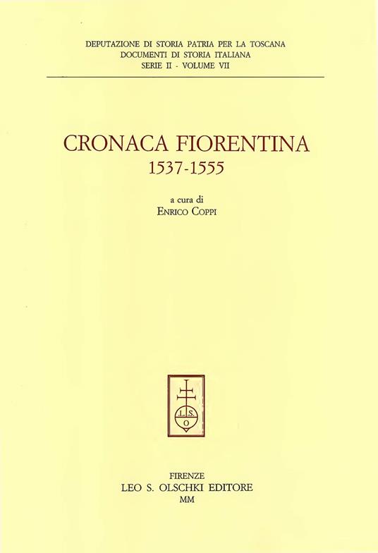 Cronaca fiorentina (1537-1555) - copertina