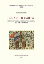 Le api di carta. Catalogo della letteratura italiana sull'ape e sul miele