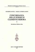 Concordanza delle poesie di Clemente Rebora. Concordanza, liste di frequenza, indici