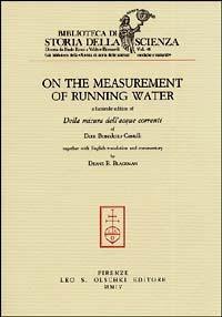 On the measurement of running water-Della misura delle acque correnti - copertina